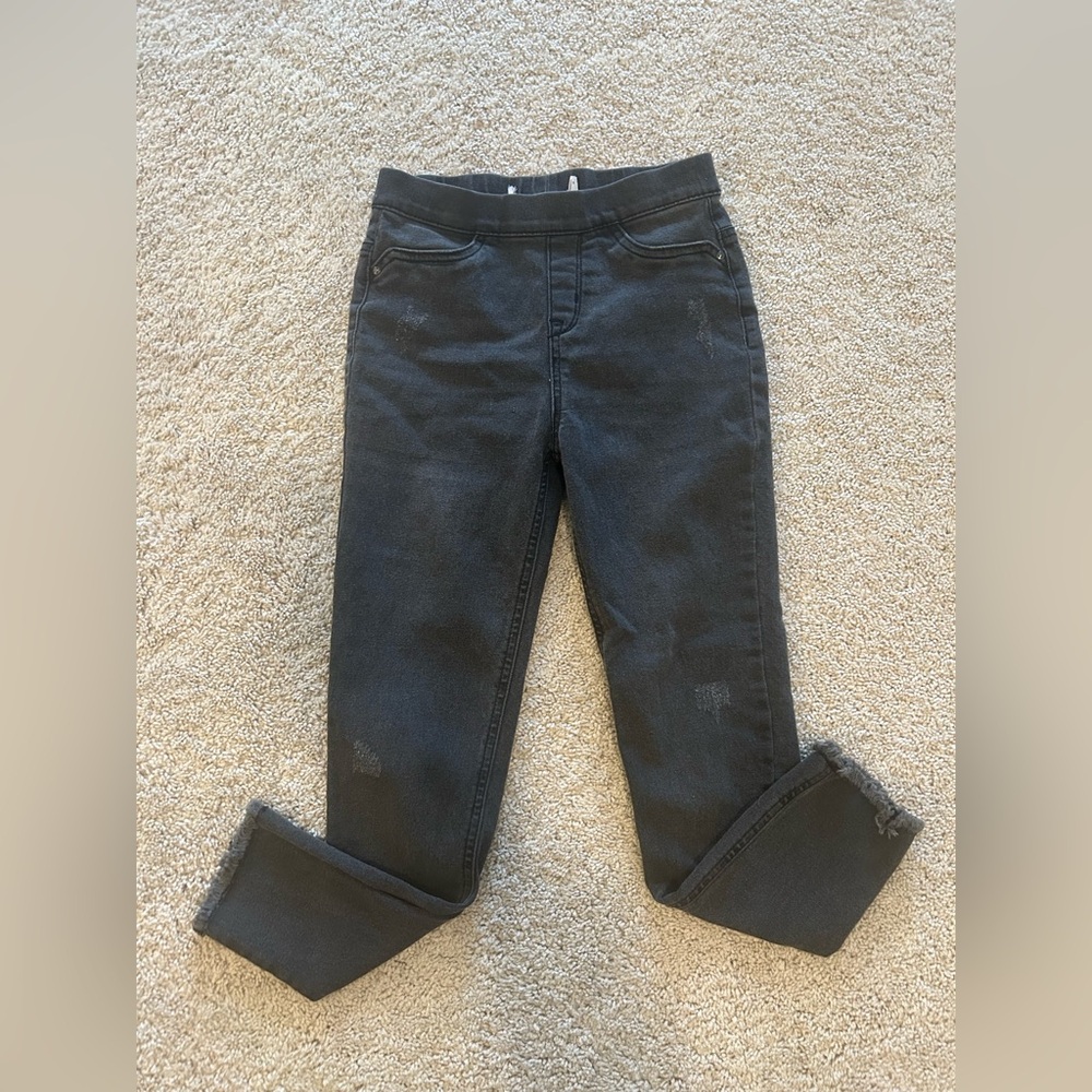 Girls denim jeggings in size 10